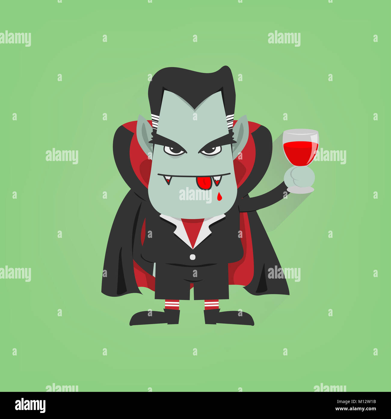 A cartoon of a man standing in front of a house. Count dracula halloween  vampire. - PICRYL - Public Domain Media Search Engine Public Domain Search