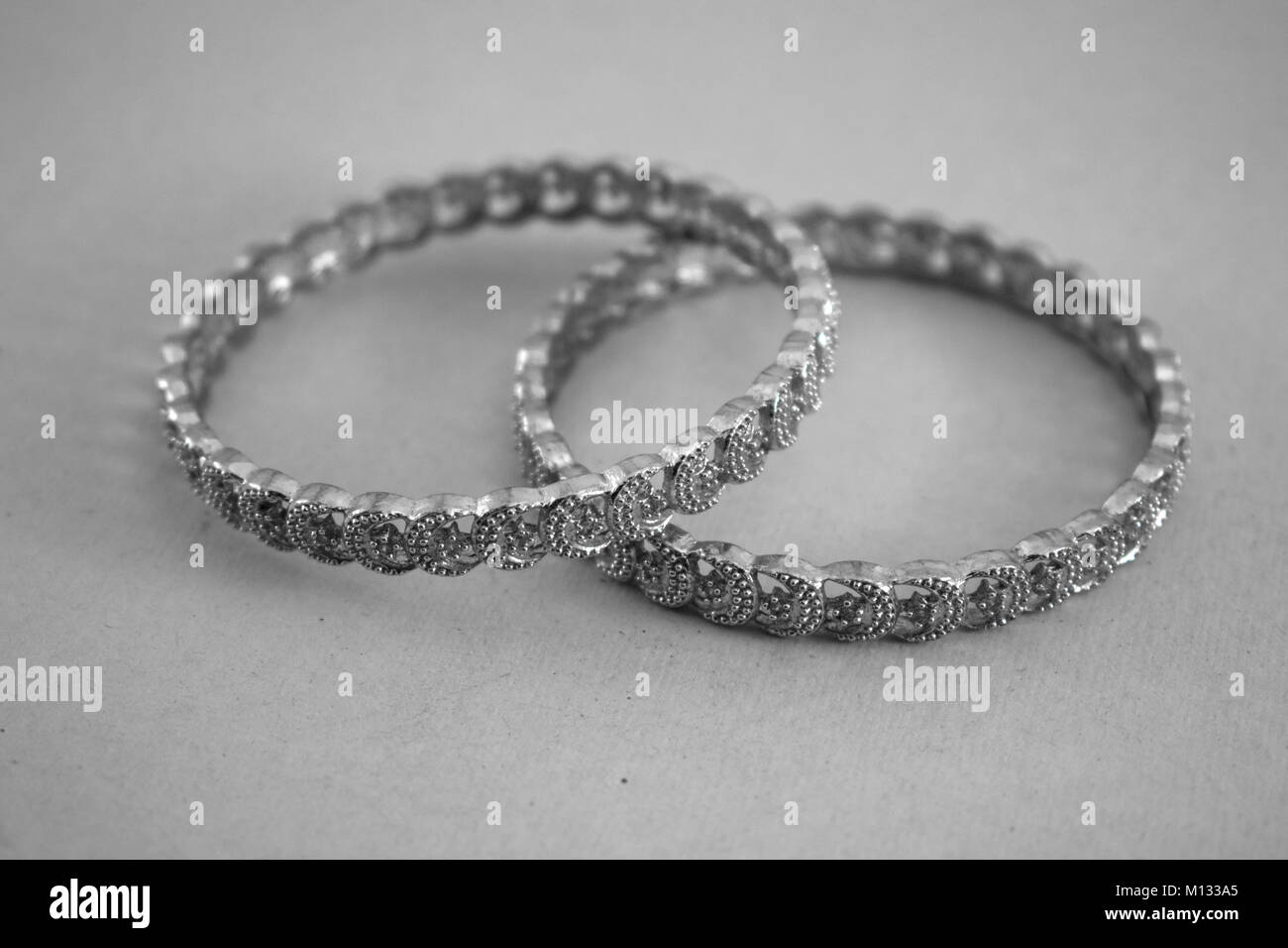 Artificial Diamond Stubbed Jewelry Stock Photo