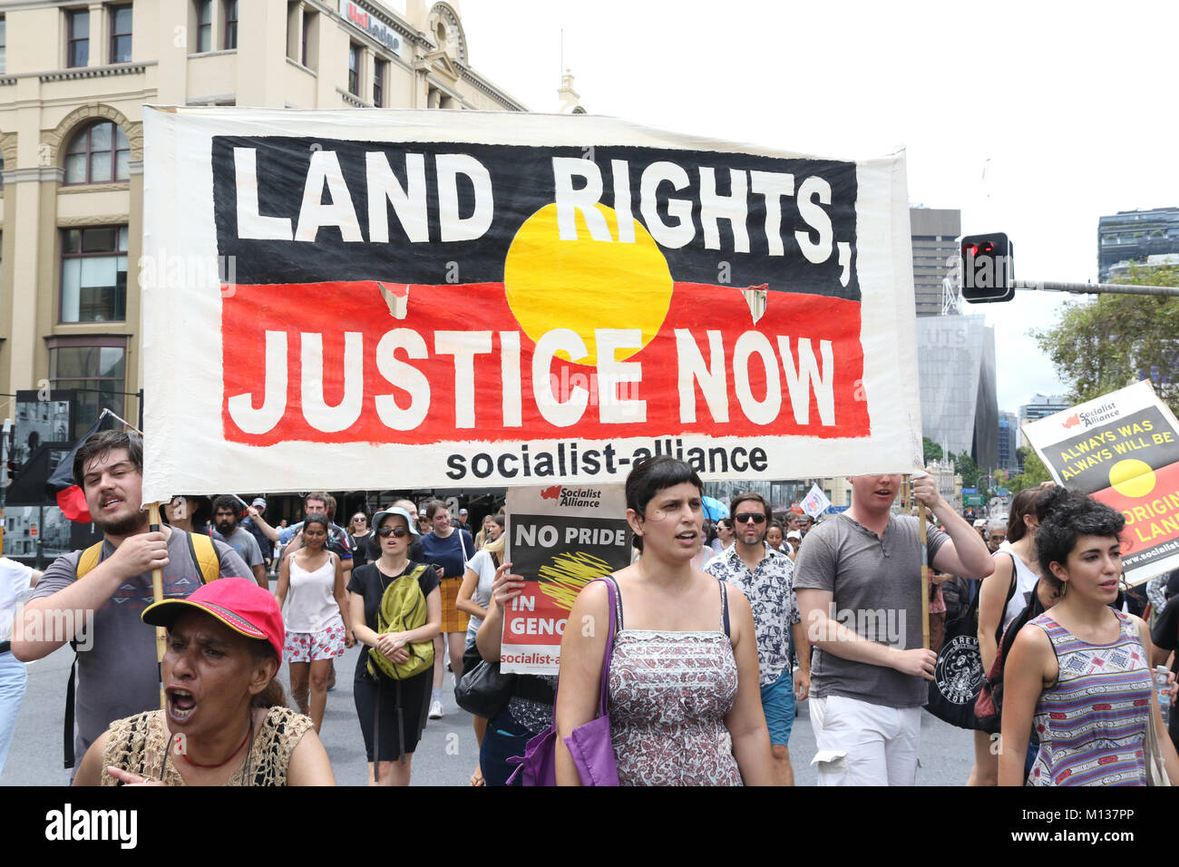 Indigenous rights protest australia hi-res stock photography and images ...