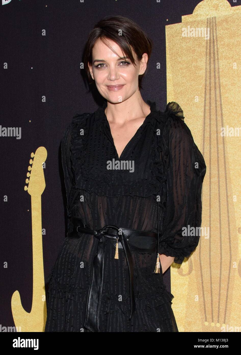 New York, NY, USA. 25th Jan, 2018. Katie Holmes in attendance for Delta