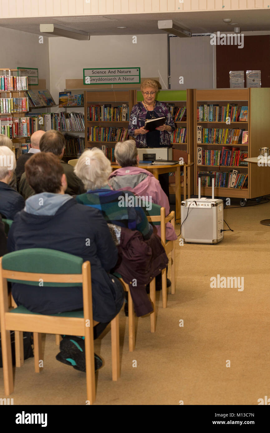 Caldicot, South Wales. 25th Jan, 2018. Friends of Caldicot Library
