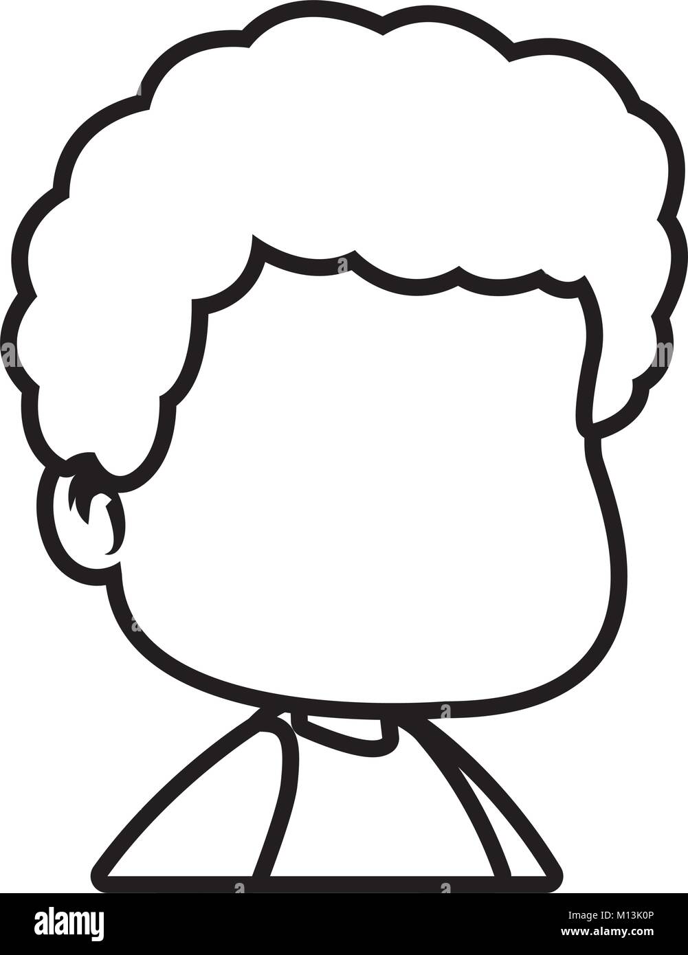 Faceless boy cartoon Stock Vector Image & Art - Alamy