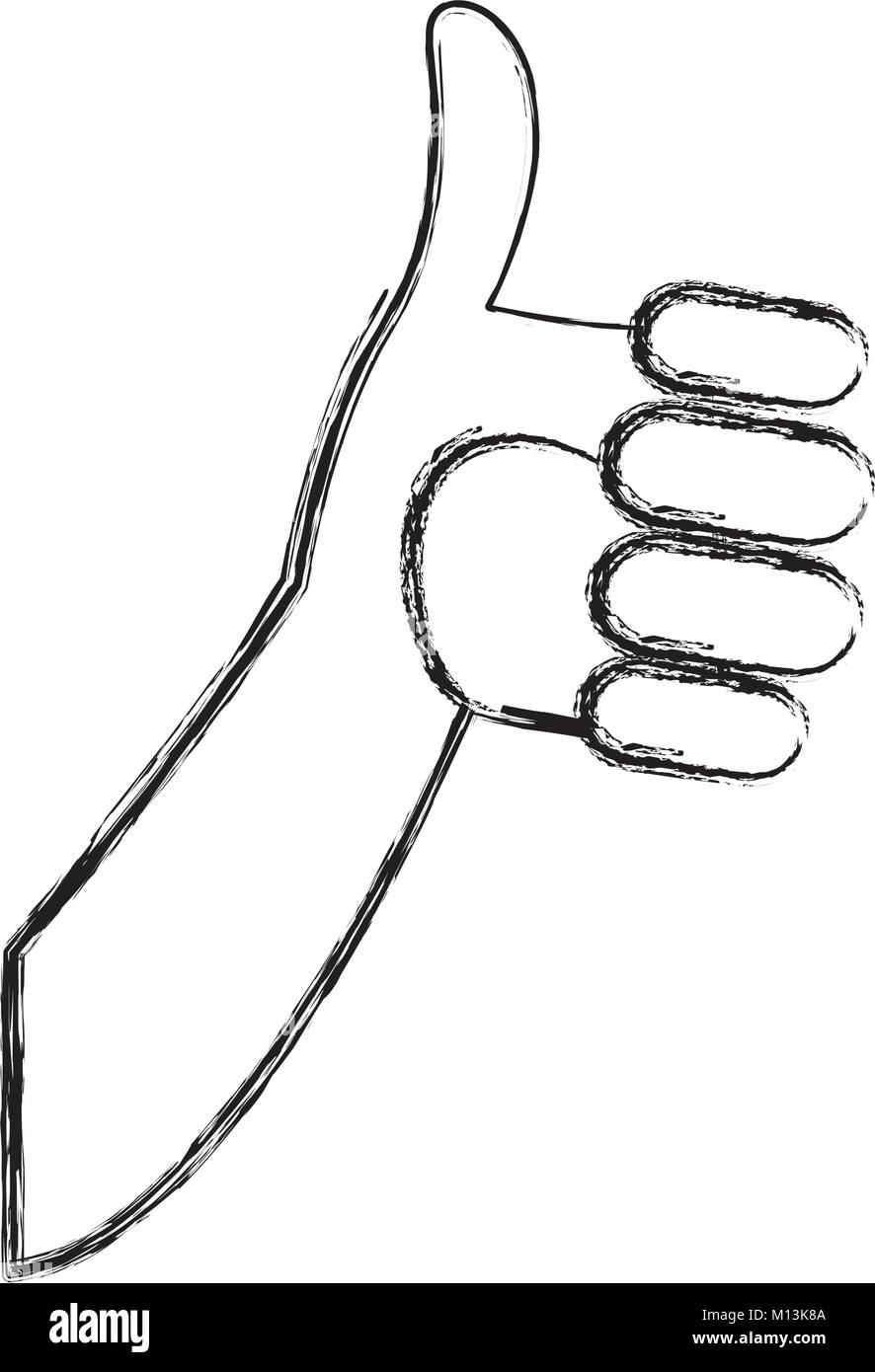 hand-thumb-up-like-cartoon-stock-vector-image-art-alamy