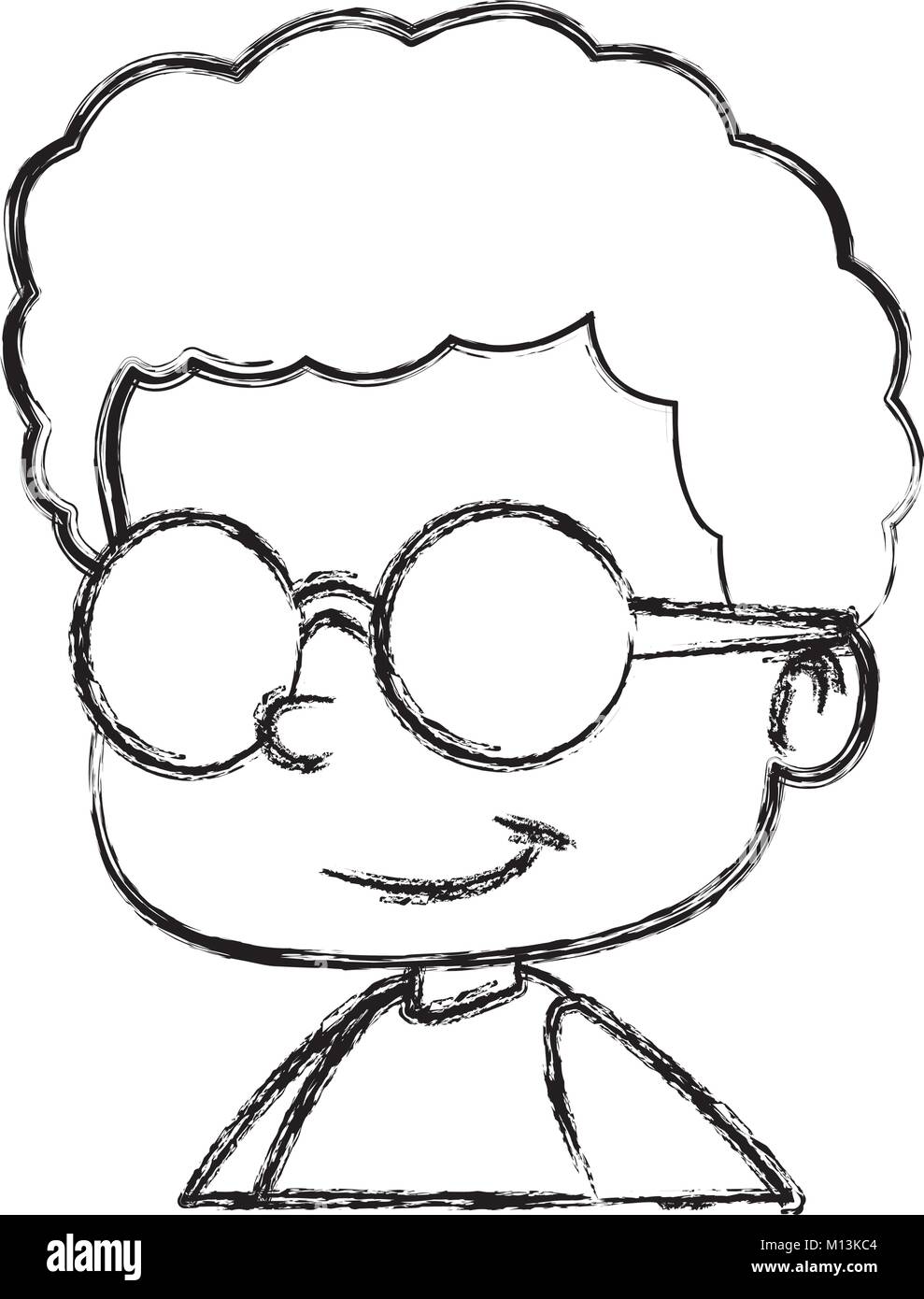 School boy with glasses cartoon Stock Vector Image & Art   Alamy