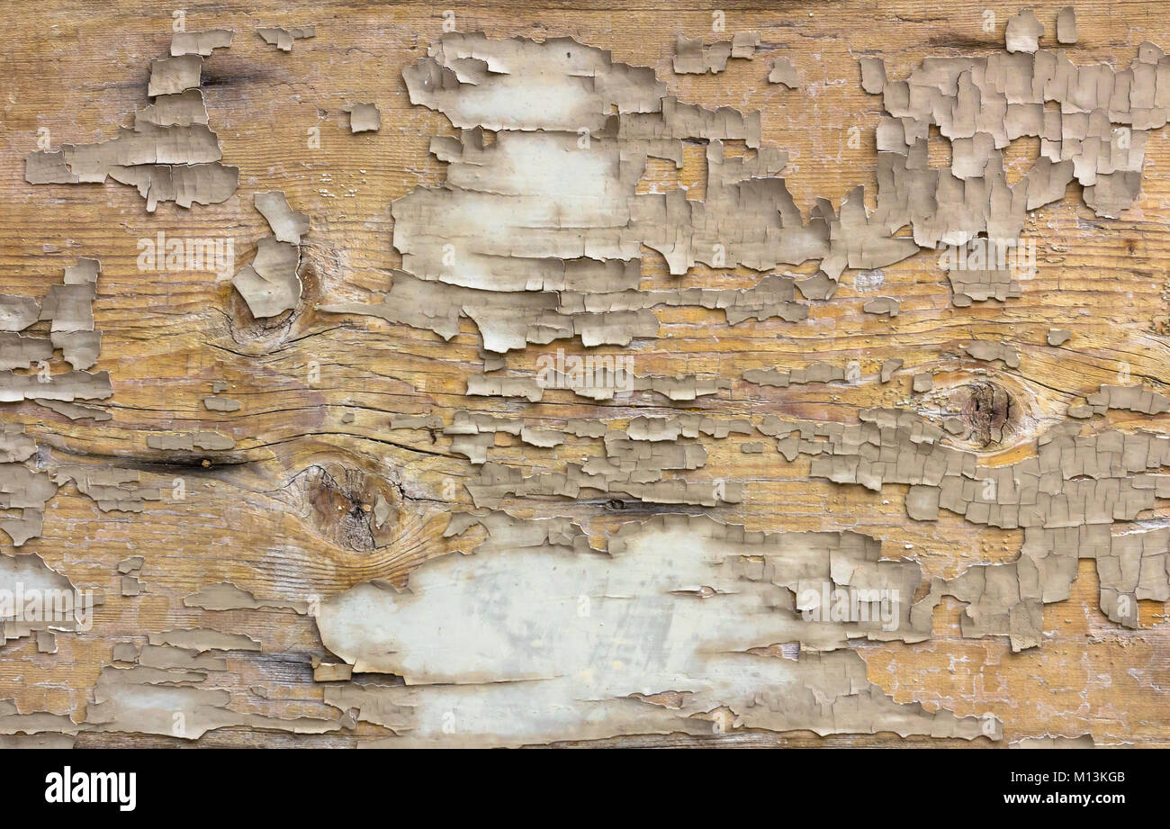Background of old board with peeling paint Stock Photo - Alamy