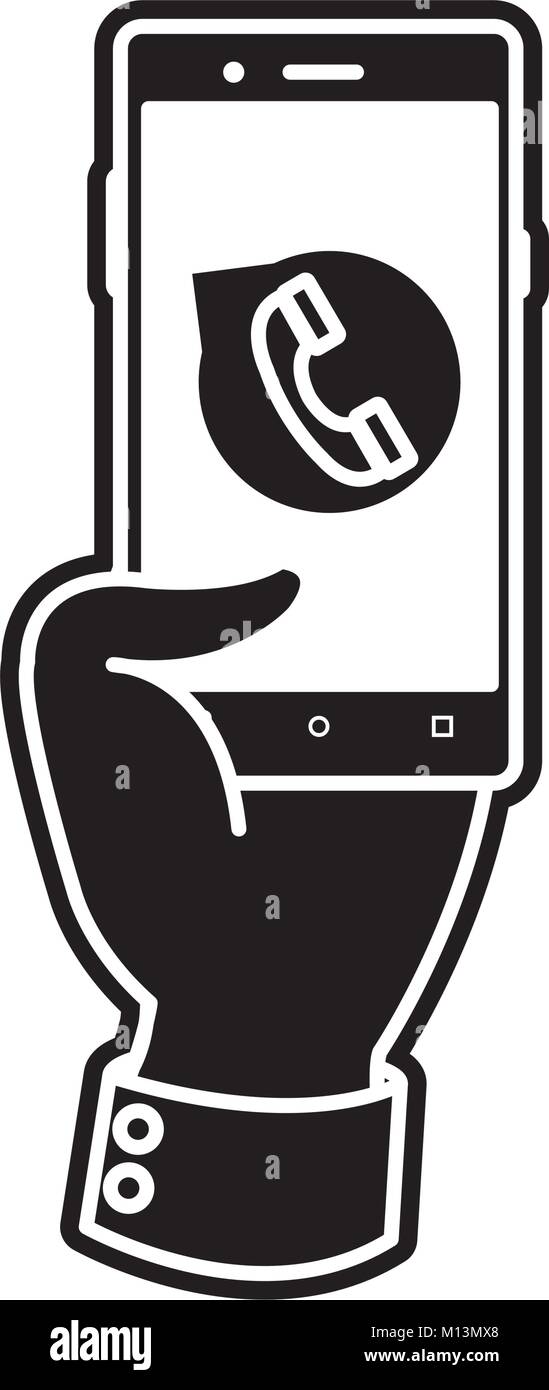 Smartphone of device gadget and technology theme Isolated design Vector ...