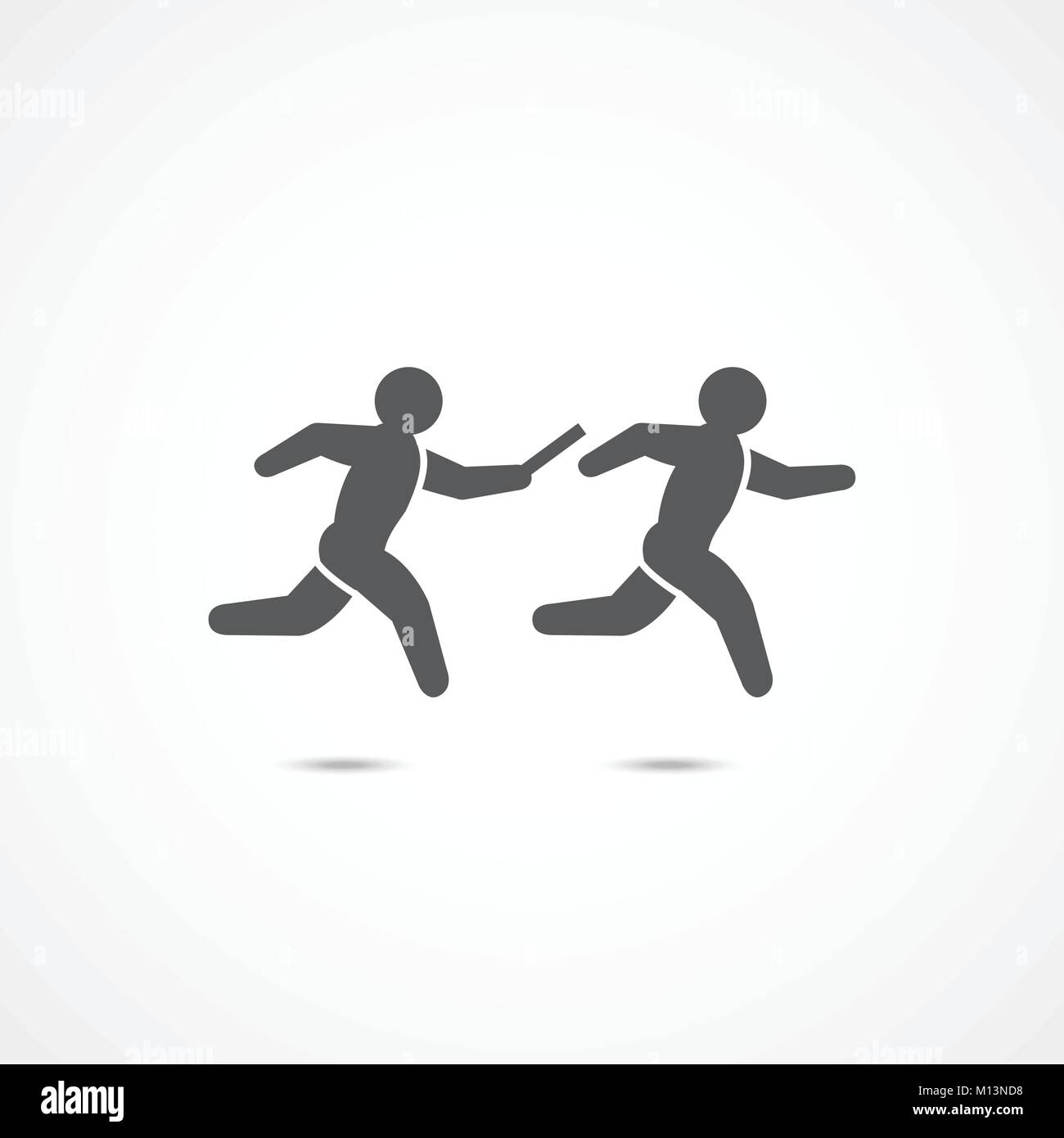 Relay race icon Stock Vector Image & Art Alamy