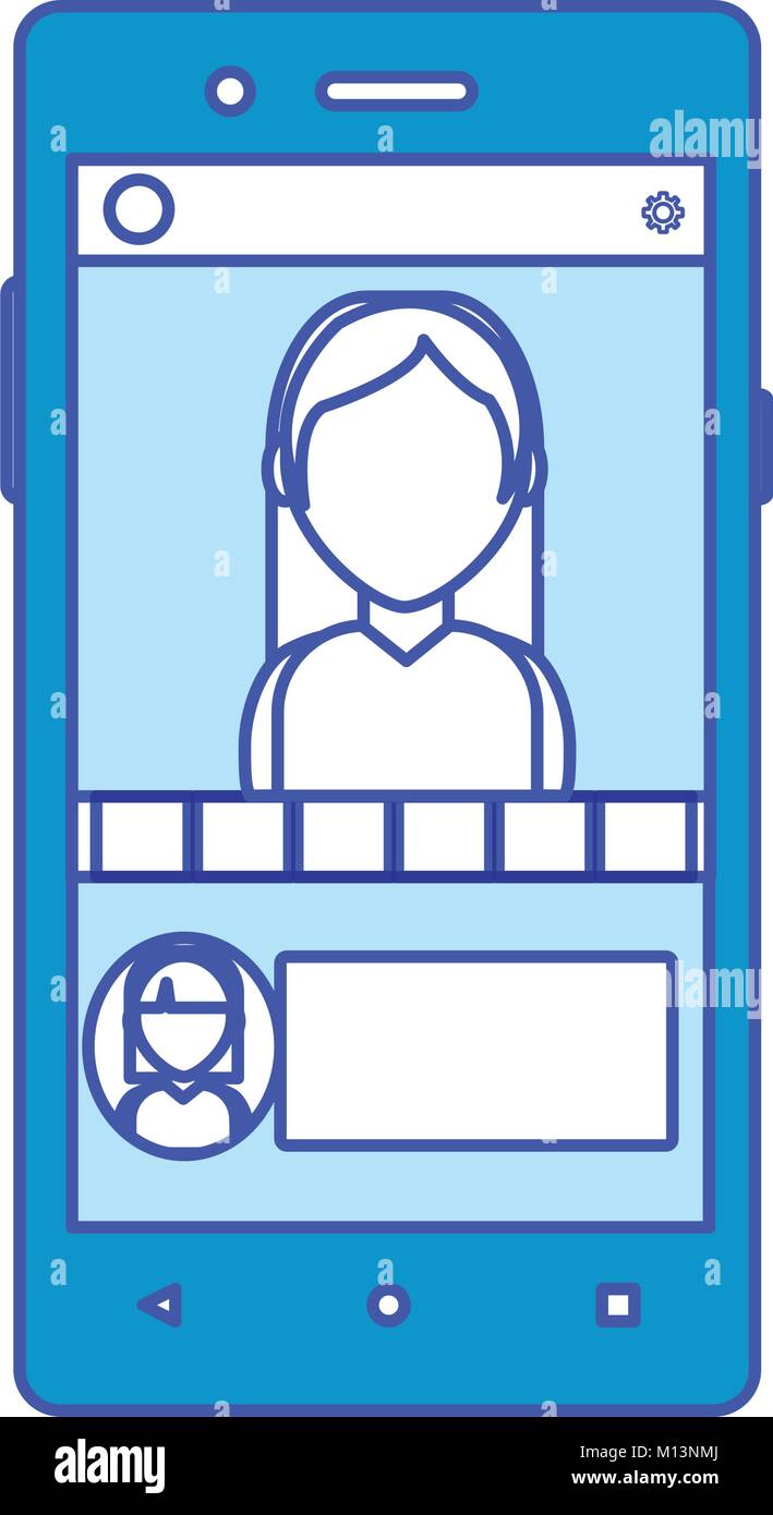 Smartphone of device gadget and technology theme Isolated design Vector ...