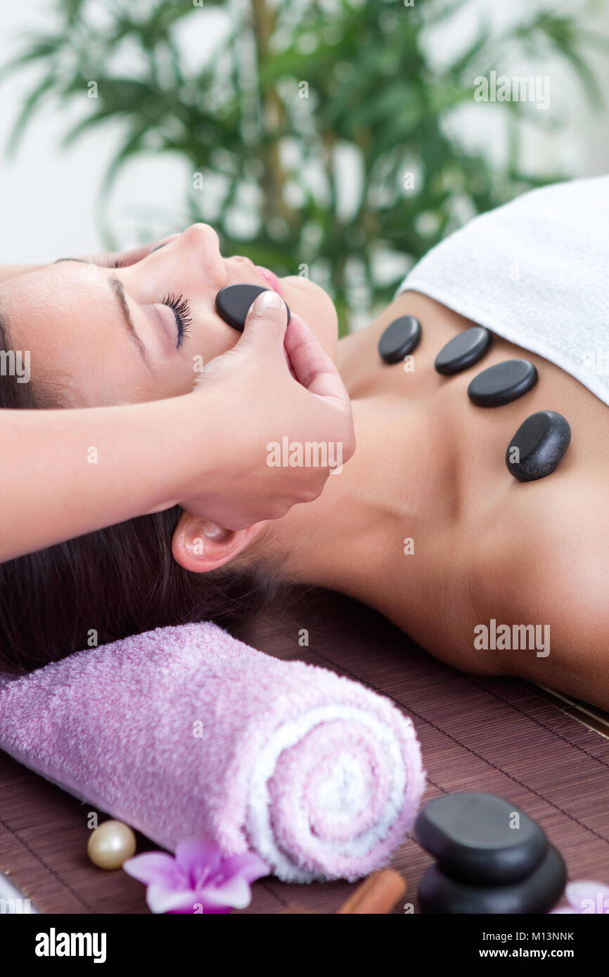 portrait of young beautiful woman in spa salon Stock Photo - Alamy