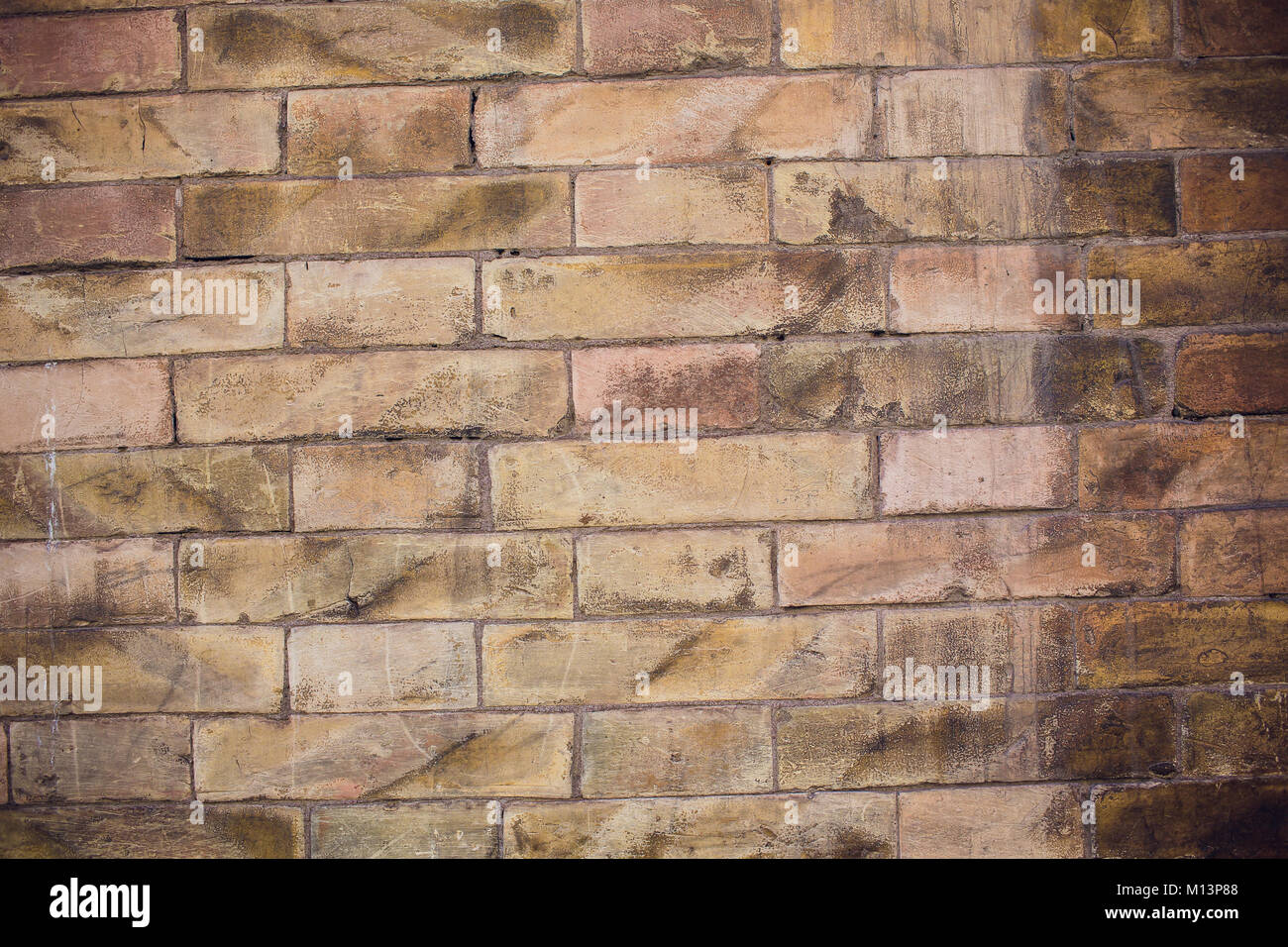 red brick wall in vintage style, brickwork background Stock Photo - Alamy
