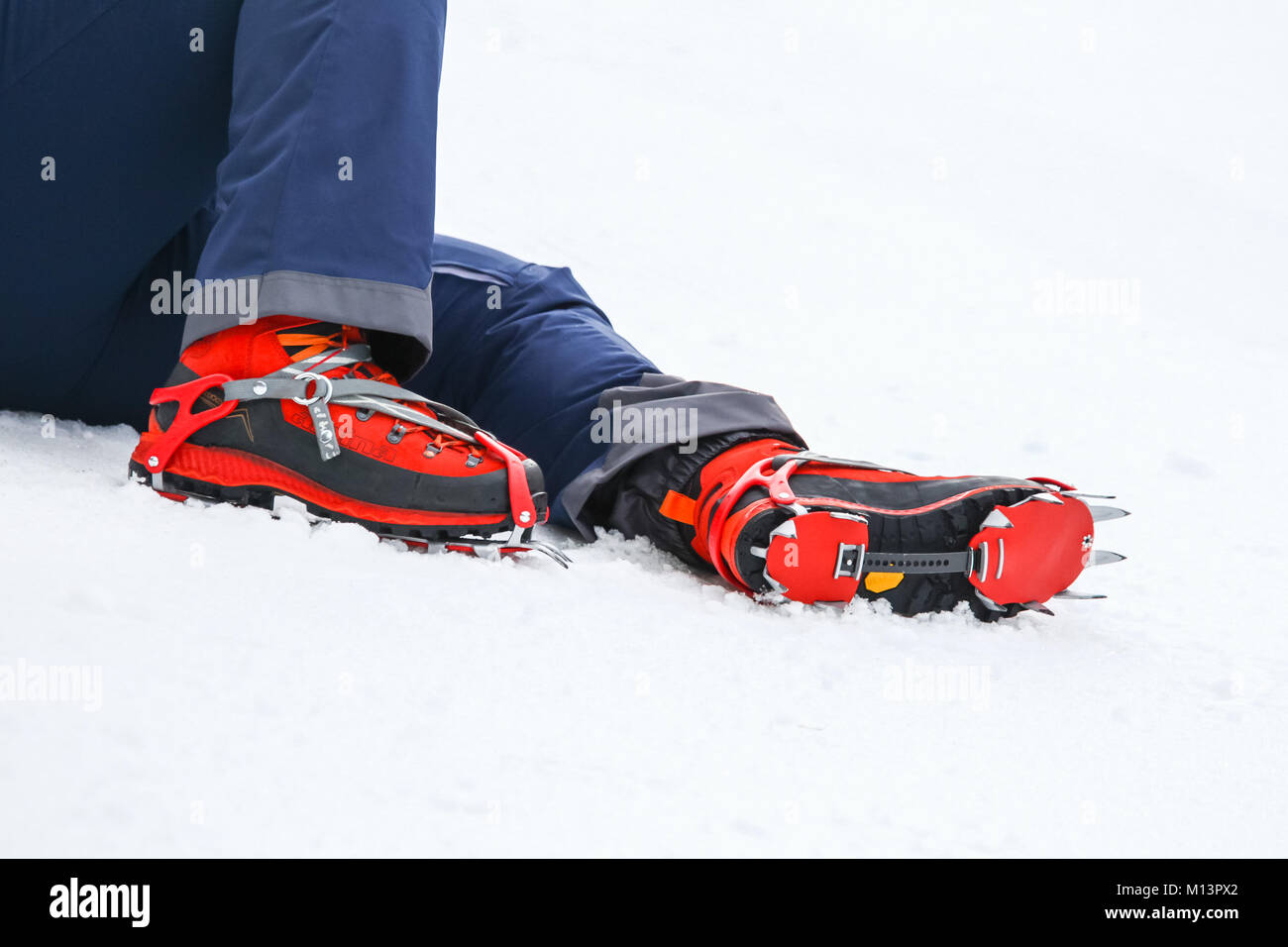 ski boots crampons