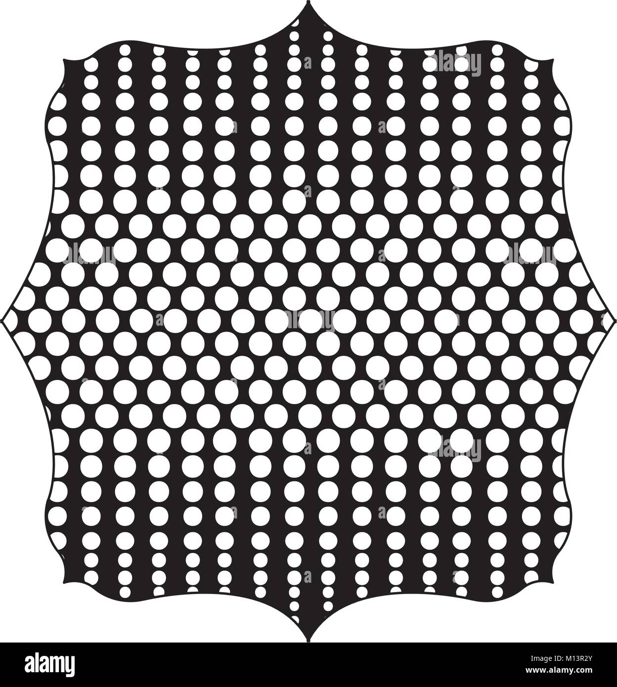 silhouette square with graphic seamless style background design Stock