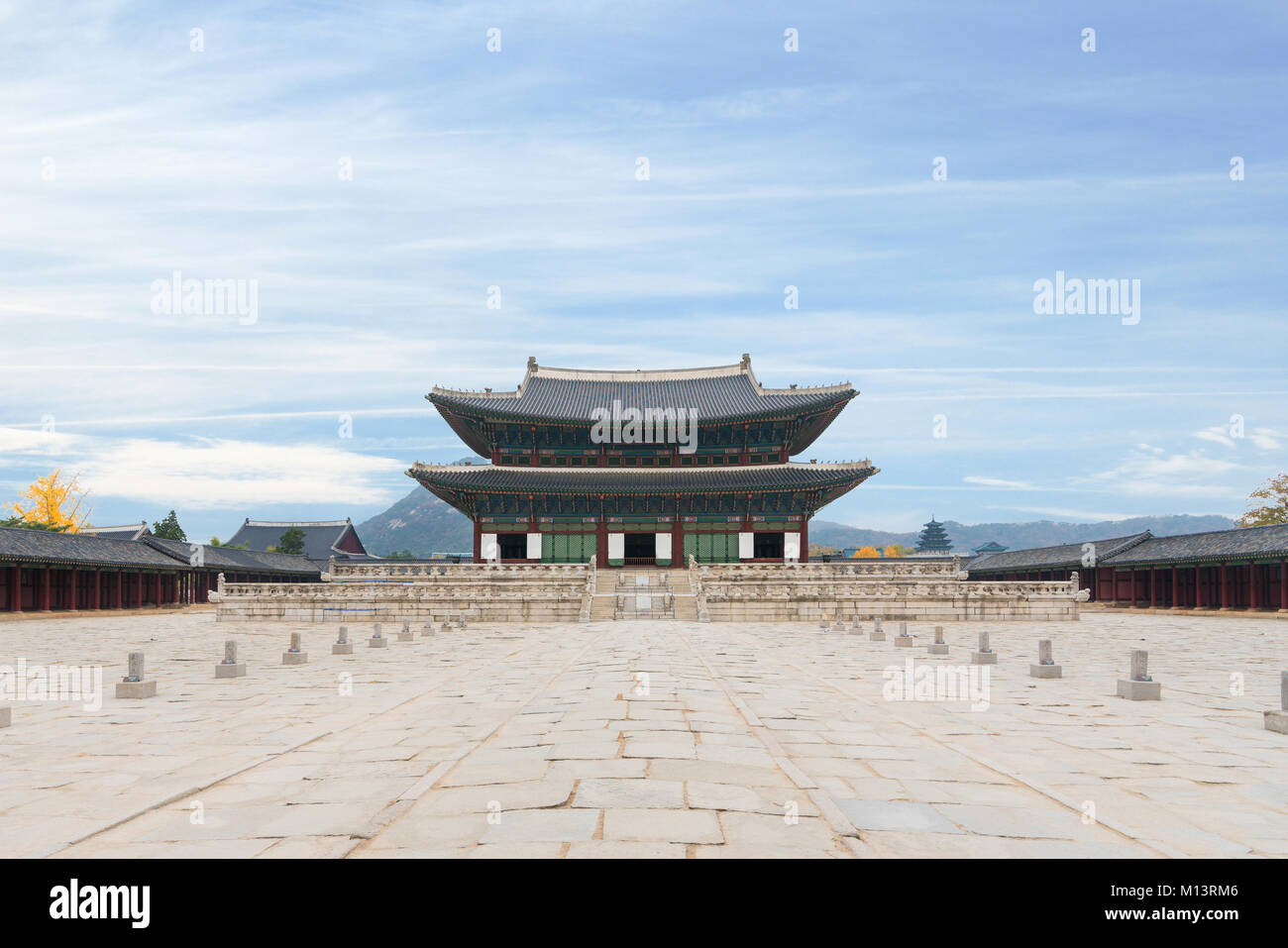 Gyeongbokgung palace in Seoul city, South korea. Stock Photo