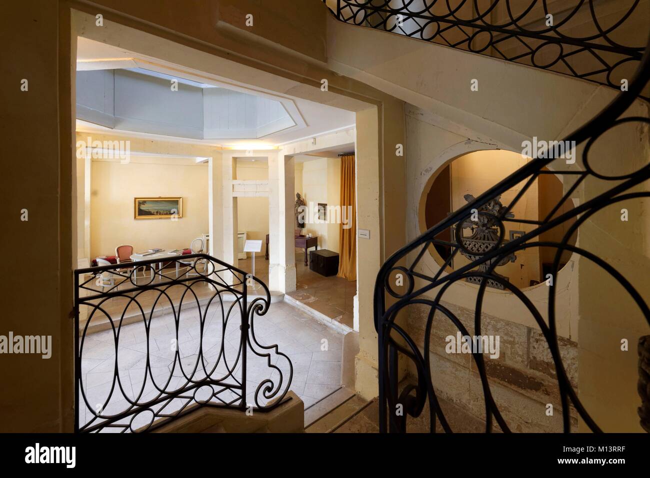 France, Seine Maritime, Le Havre, city rebuilt by Auguste Perret listed as World Heritage by UNESCO, the Shipowner's Mansion designed by architect Paul Michel Thibault in the late 19th century Stock Photo