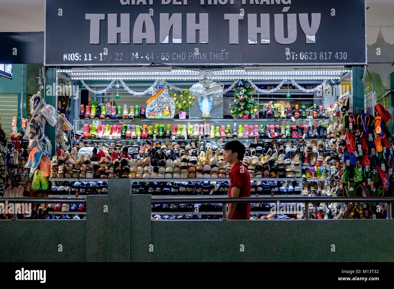 Vietnam, Phan Thiet, the market Stock Photo