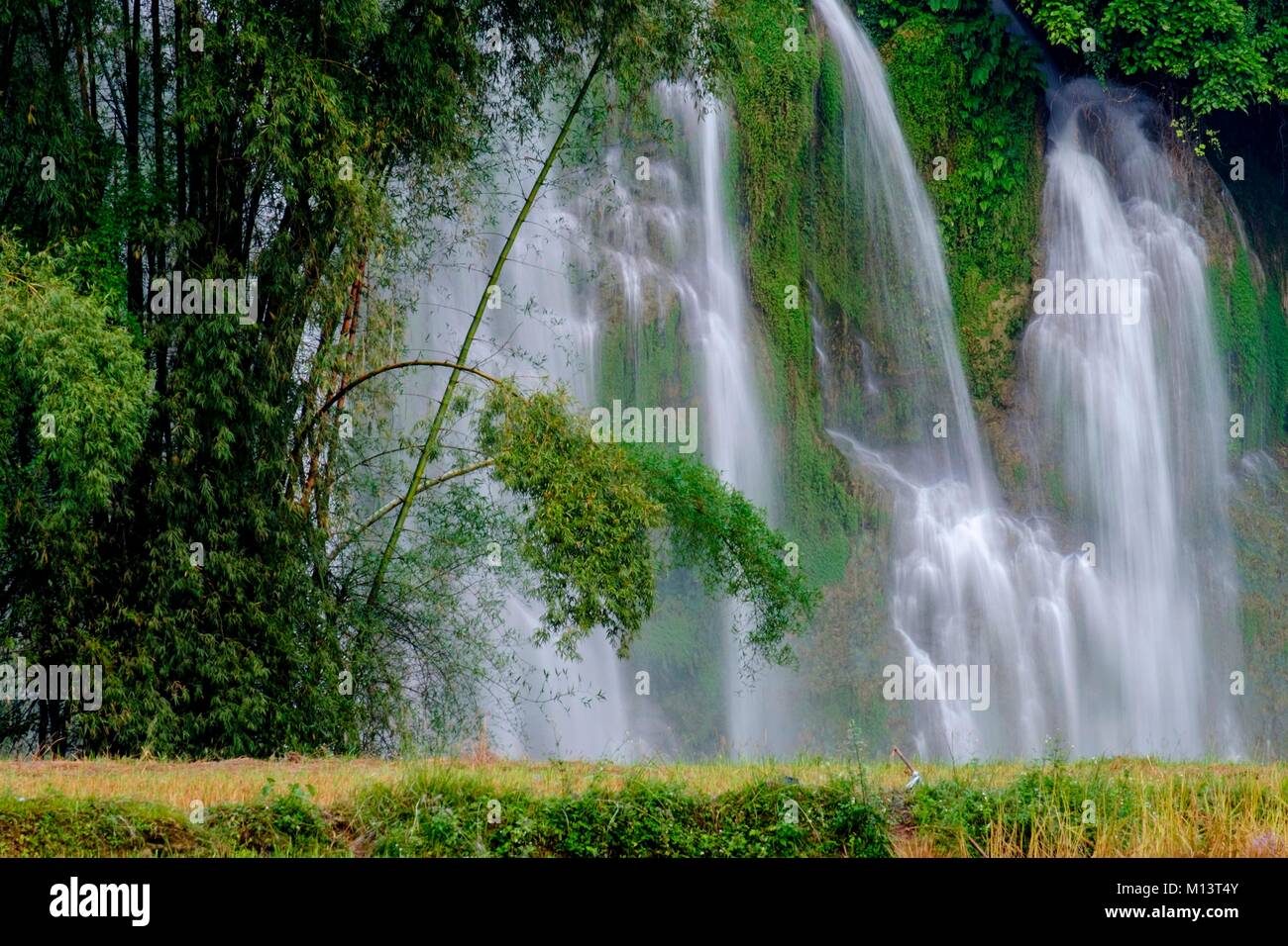 Vietnam, province of Cao Bang, Ban Gioc Waterfall Stock Photo