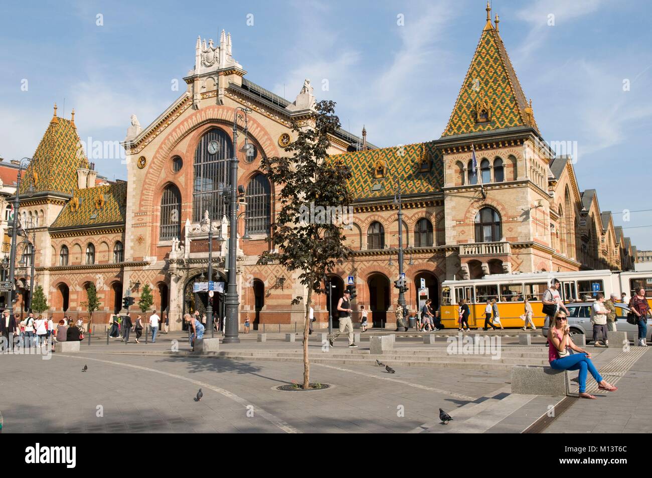 Hungary, Budapest, Pest district, central market Stock Photo