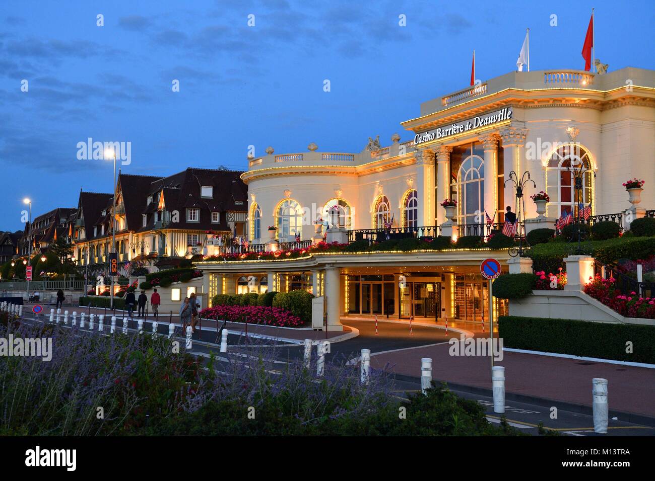 France, Calvados, Pays d'Auge, Deauville, the Casino Barriere, of Lucien  Barriere Group, is a prestigious classic style casino founded in 1912 Stock  Photo - Alamy