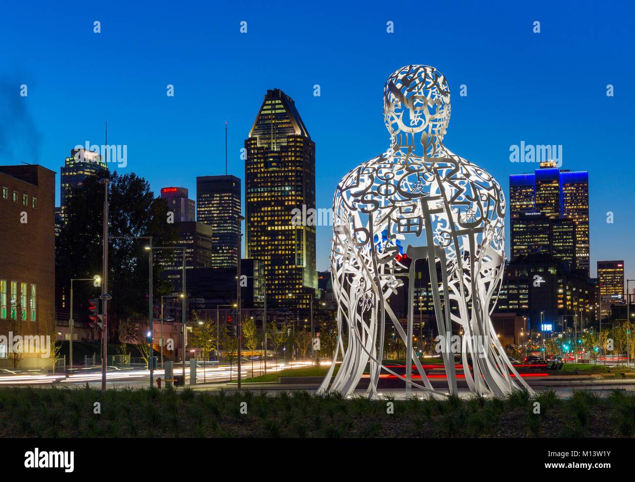 Sculpture downtown montreal quebec canada hi-res stock photography and  images - Alamy