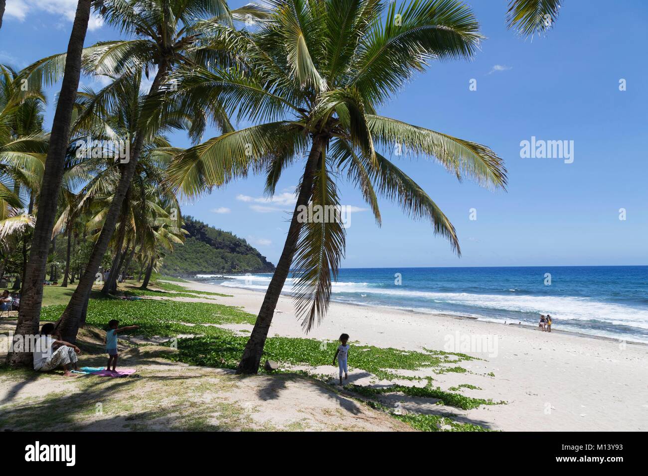 Reunion Island Beach Woman High Resolution Stock Photography And Images Alamy