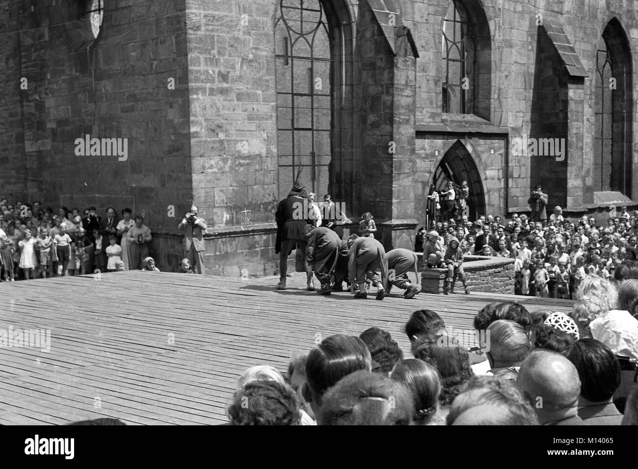 Pied Piper of Hamelin Ceremony in Hamelin, Germany about 1955 image 11/