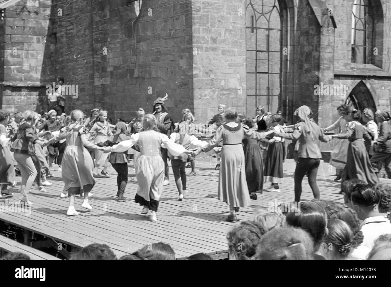 Pied Piper of Hamelin Ceremony in Hamelin, Germany about 1955 image 22/
