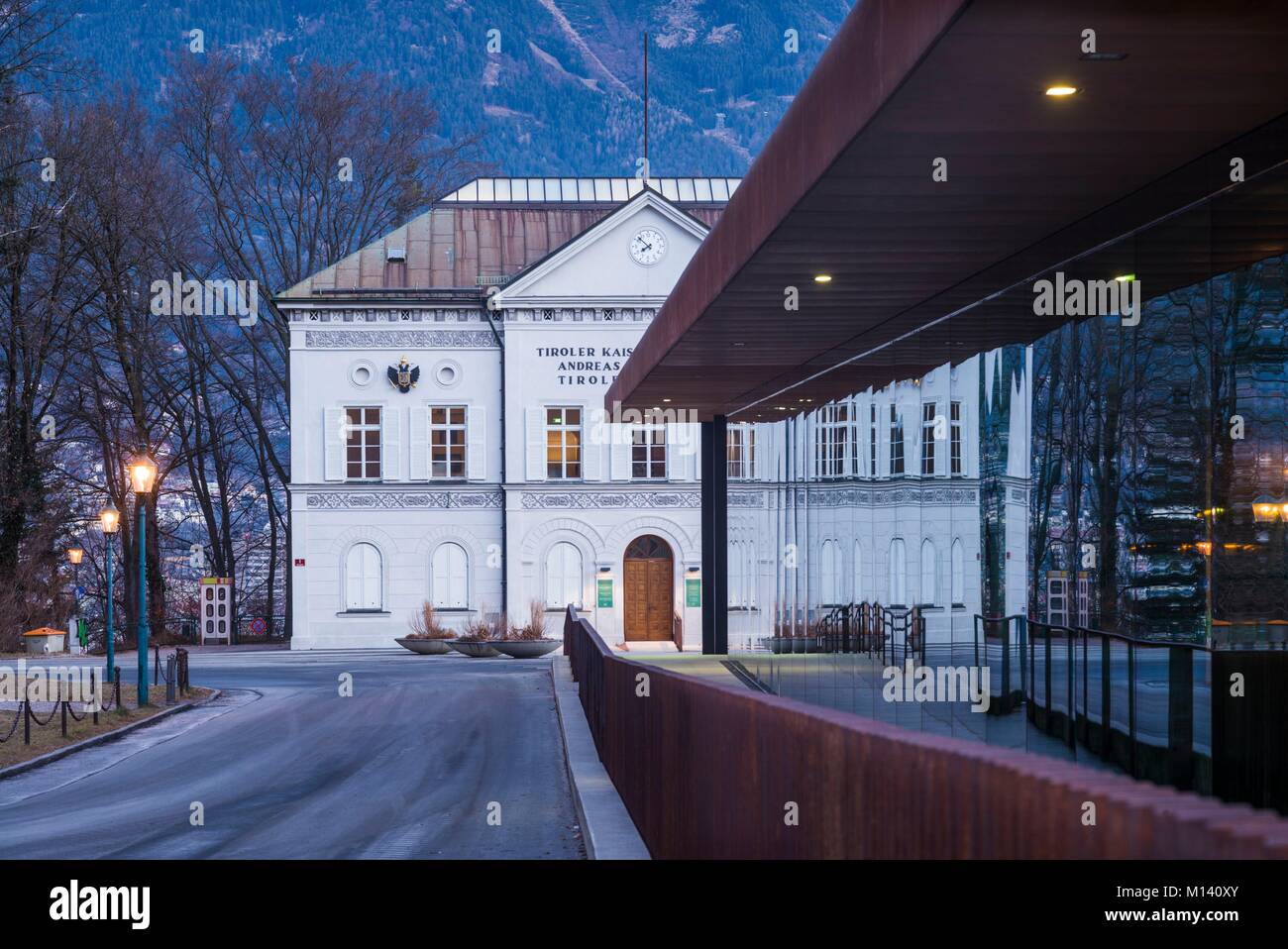 Austria, Tyrol, Innsbruck, Imperial Hunting Museum, dawn Stock Photo
