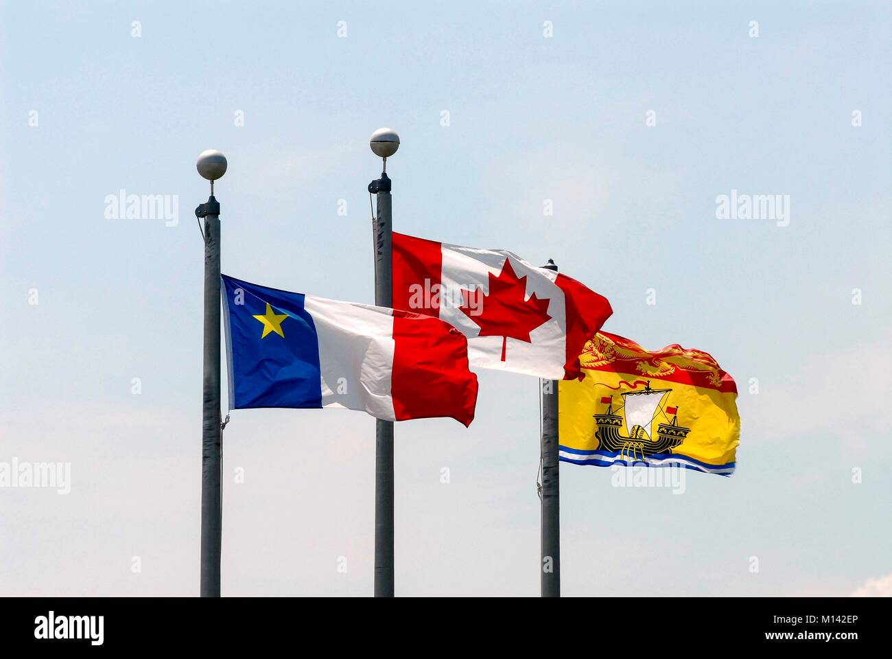 The giant Acadian flag at Saint-Louis-de-Kent and the Acadian giant who  designed it – Salut Canada