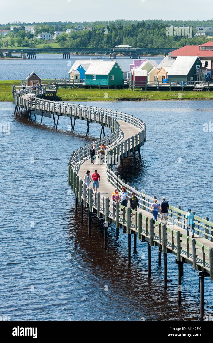 Canada, New Brunswick, Bouctouche, Pays de la Sagouine Stock Photo Alamy