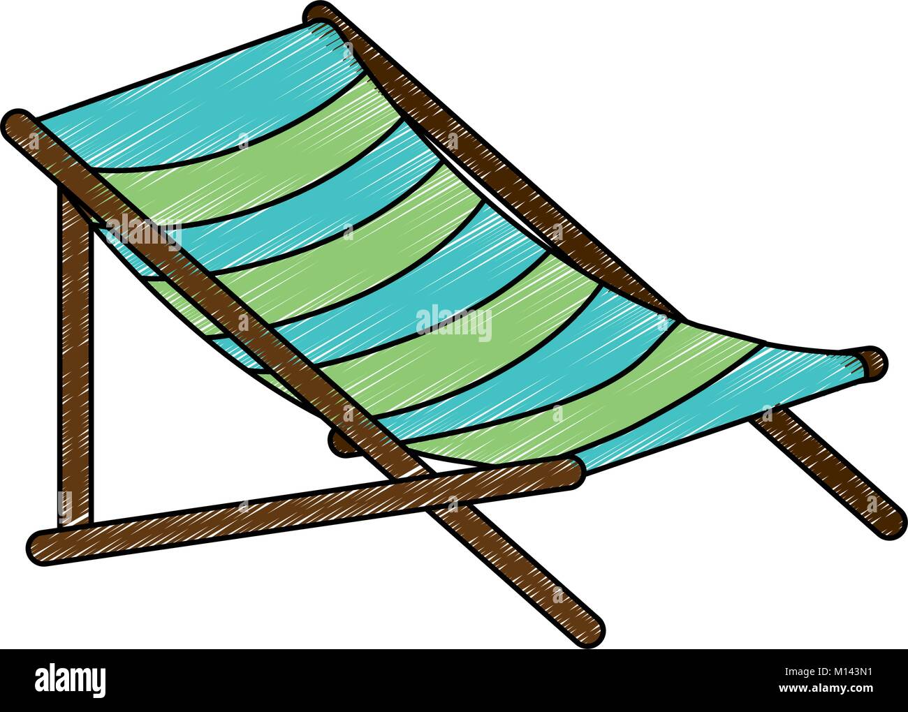 beach chair isolated icon vector illustration design Stock Vector Image ...