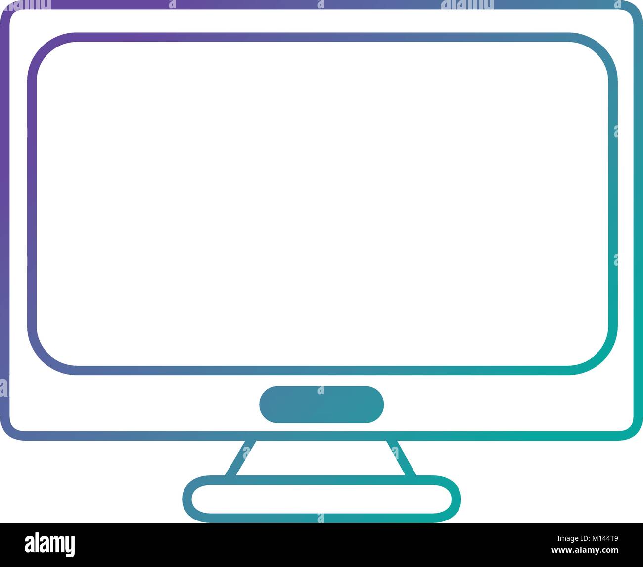 computer display isolated icon Stock Vector Image & Art - Alamy