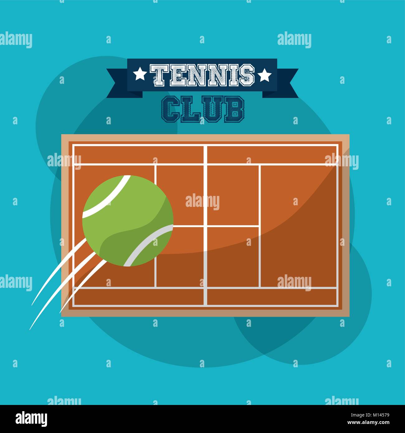 tennis club court speed ball sport banner Stock Vector Image & Art - Alamy