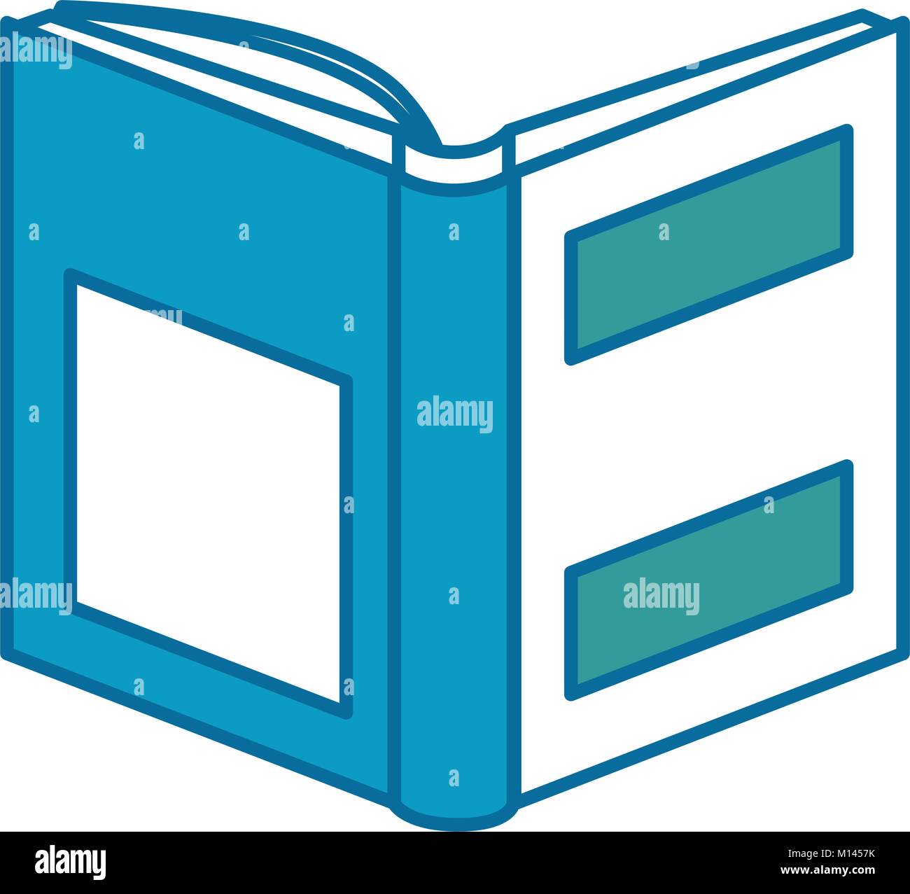 text book isolated icon vector illustration design Stock Vector Image ...