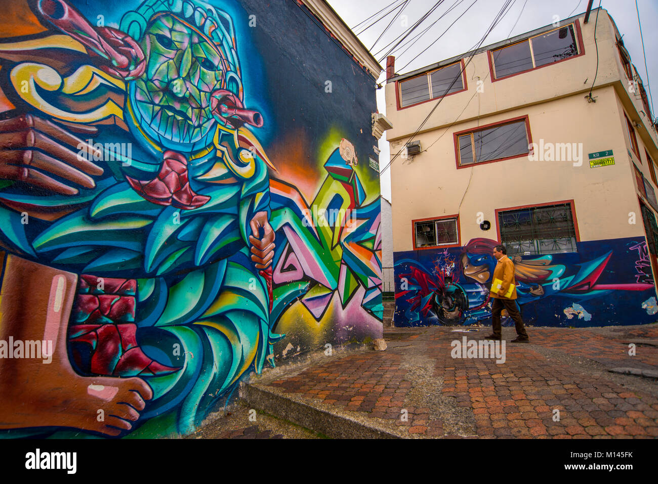 colombia,bogotà, La Candelaria, Plaza de Bolívar Stock Photo