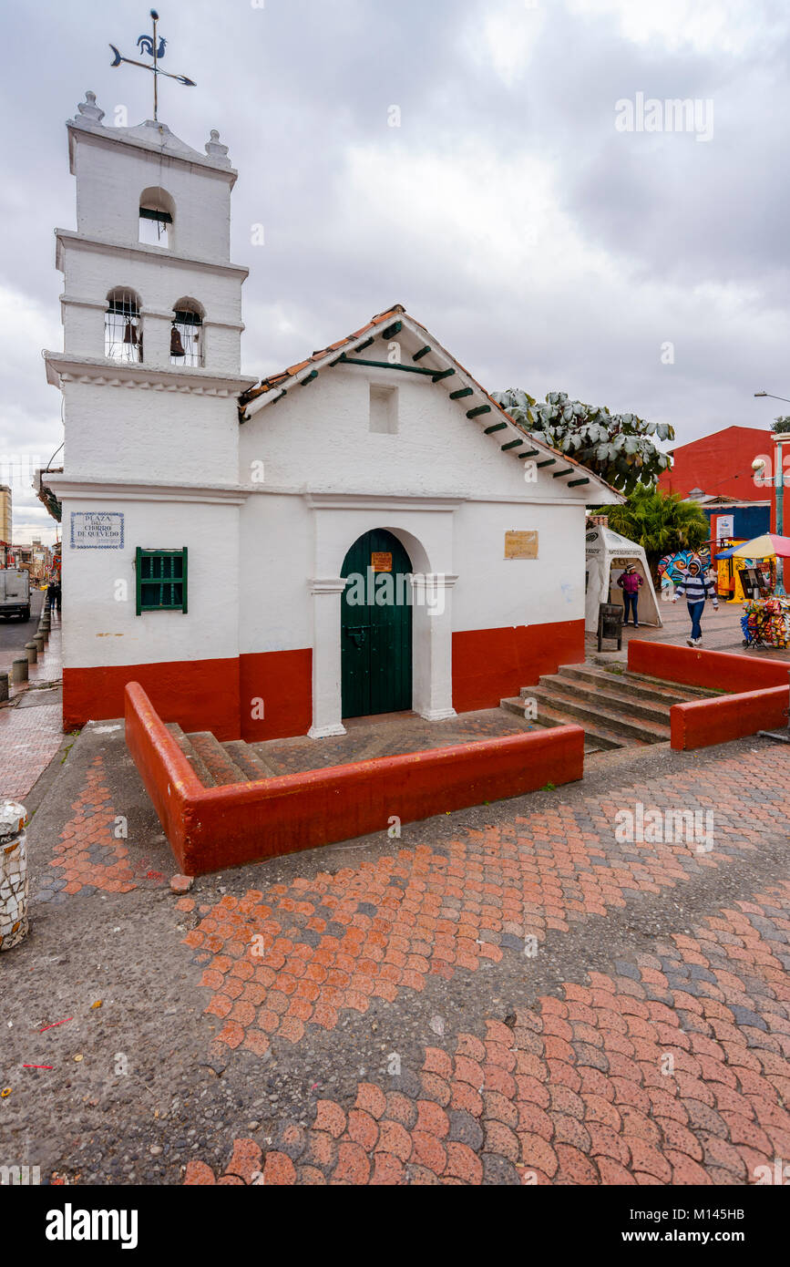 colombia,bogotà, La Candelaria, Plaza de Bolívar Stock Photo