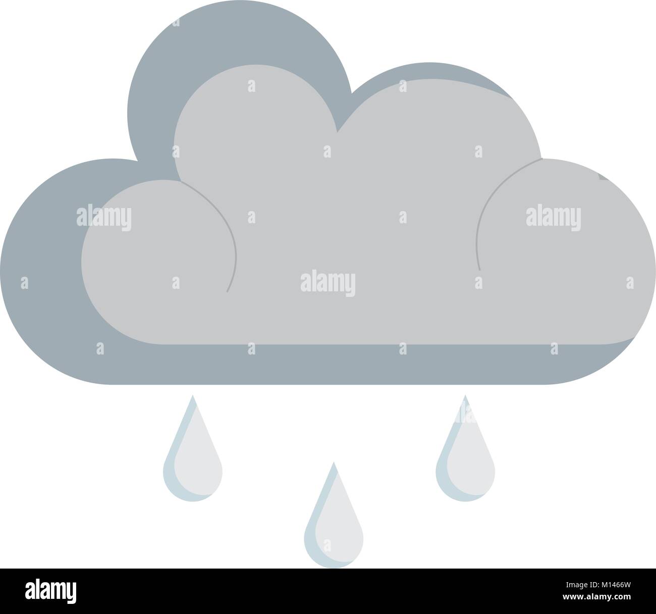 weather cloud rainy icon vector illustration design Stock Vector Image ...