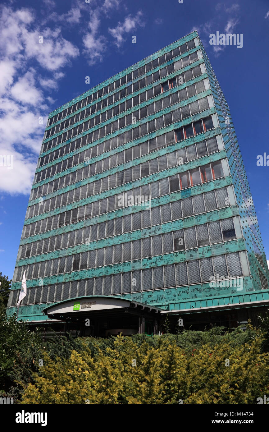 Publishing House Haus Der Presse In Dresden Saxony Germany Stock