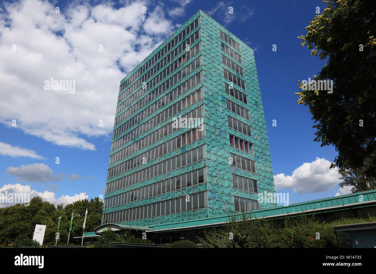 Publishing House Haus Der Presse In Dresden Saxony Germany Stock