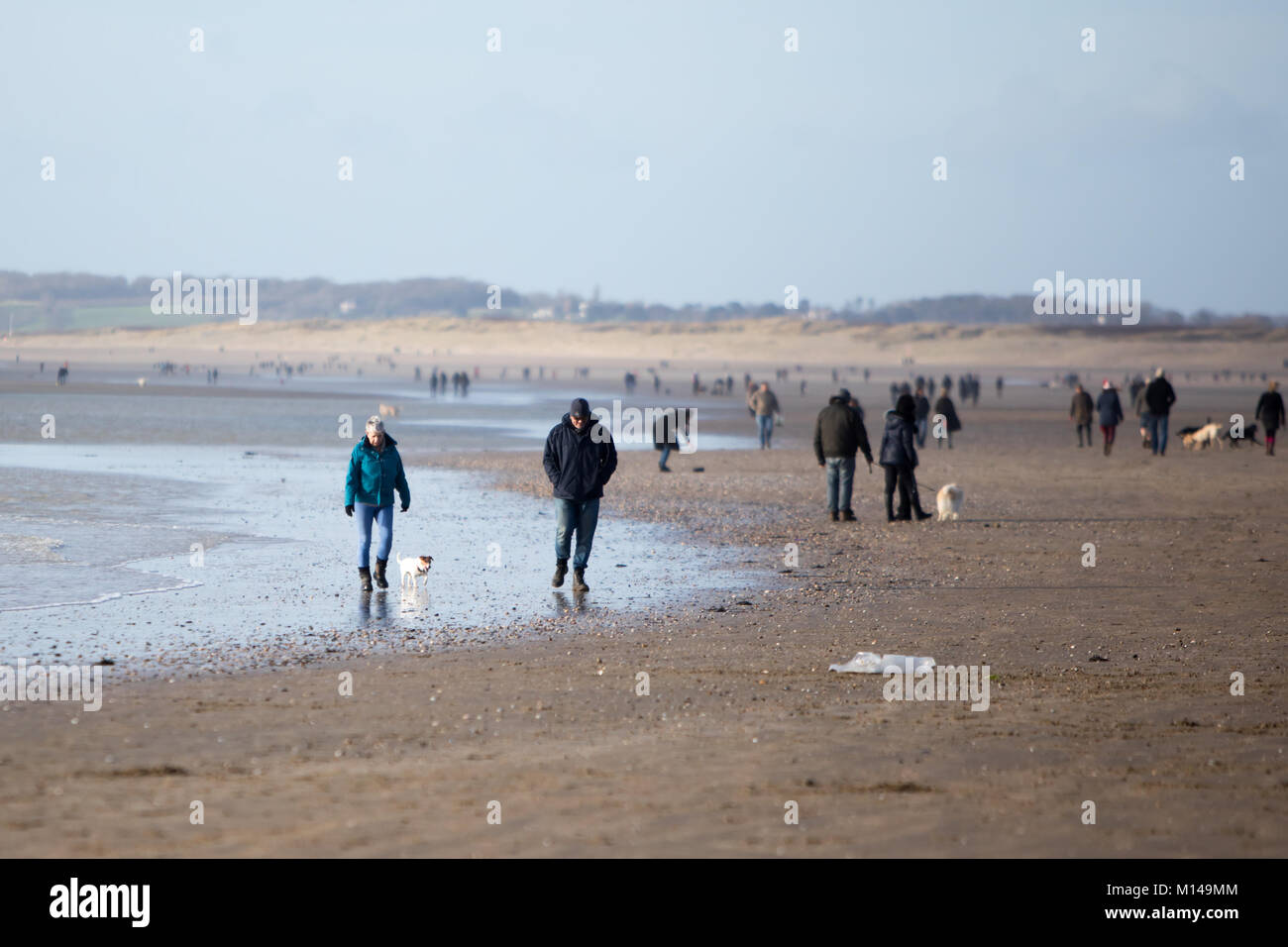 100s of people took to the beaches at Camber sands to enjoy a beutiful