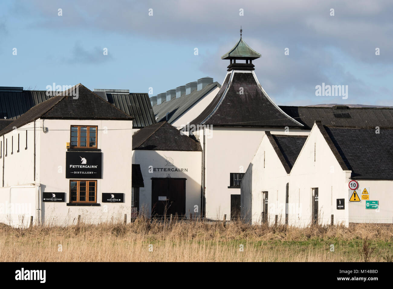 Fettercairn Distillery, Aberdeenshire Stock Photo