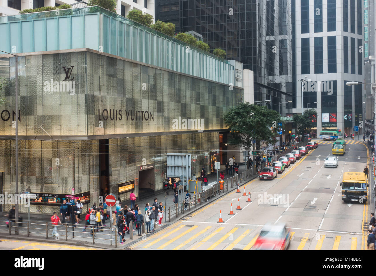 Hong Kong view from above Stock Photo