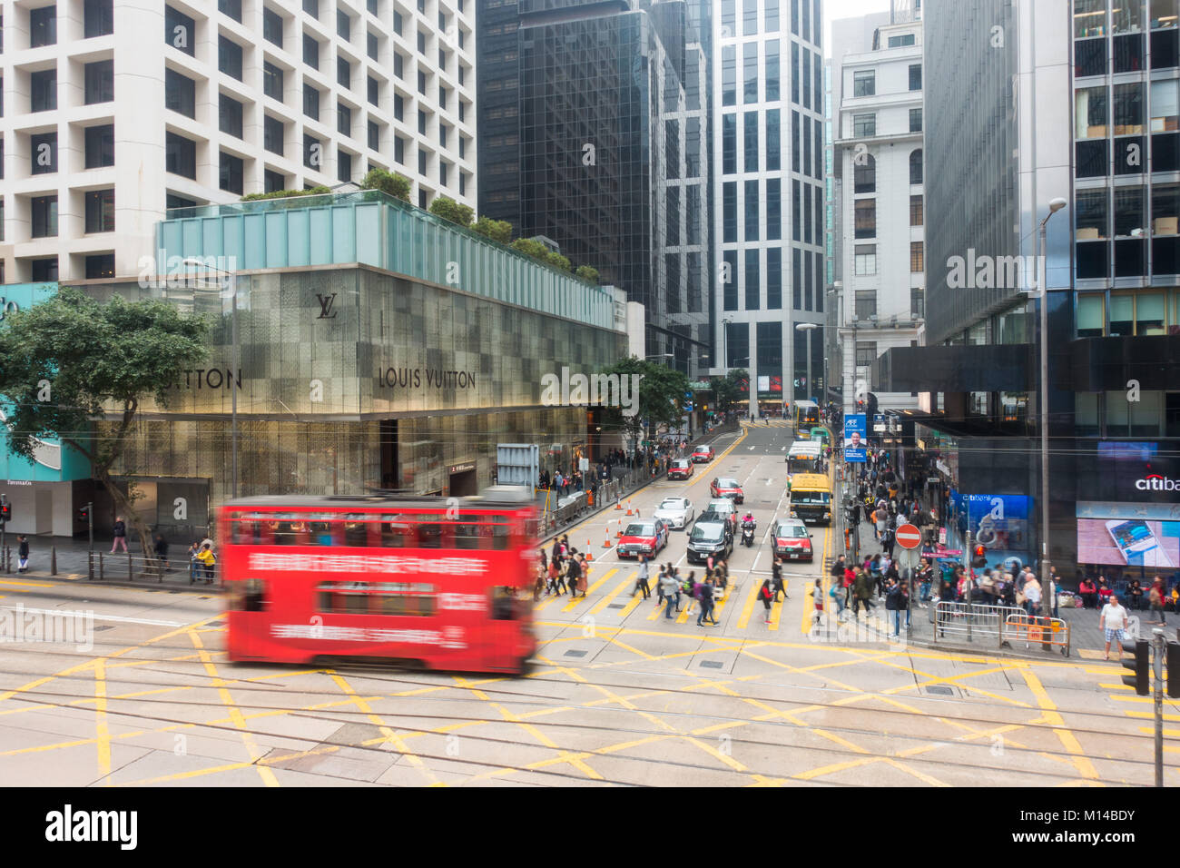 Hong Kong view from above Stock Photo
