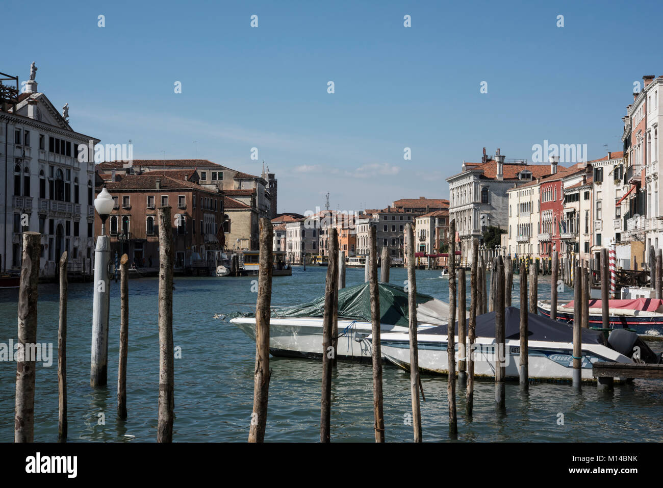 View of Canal Grande, San Marco, Venice, Italy. Stock Photo