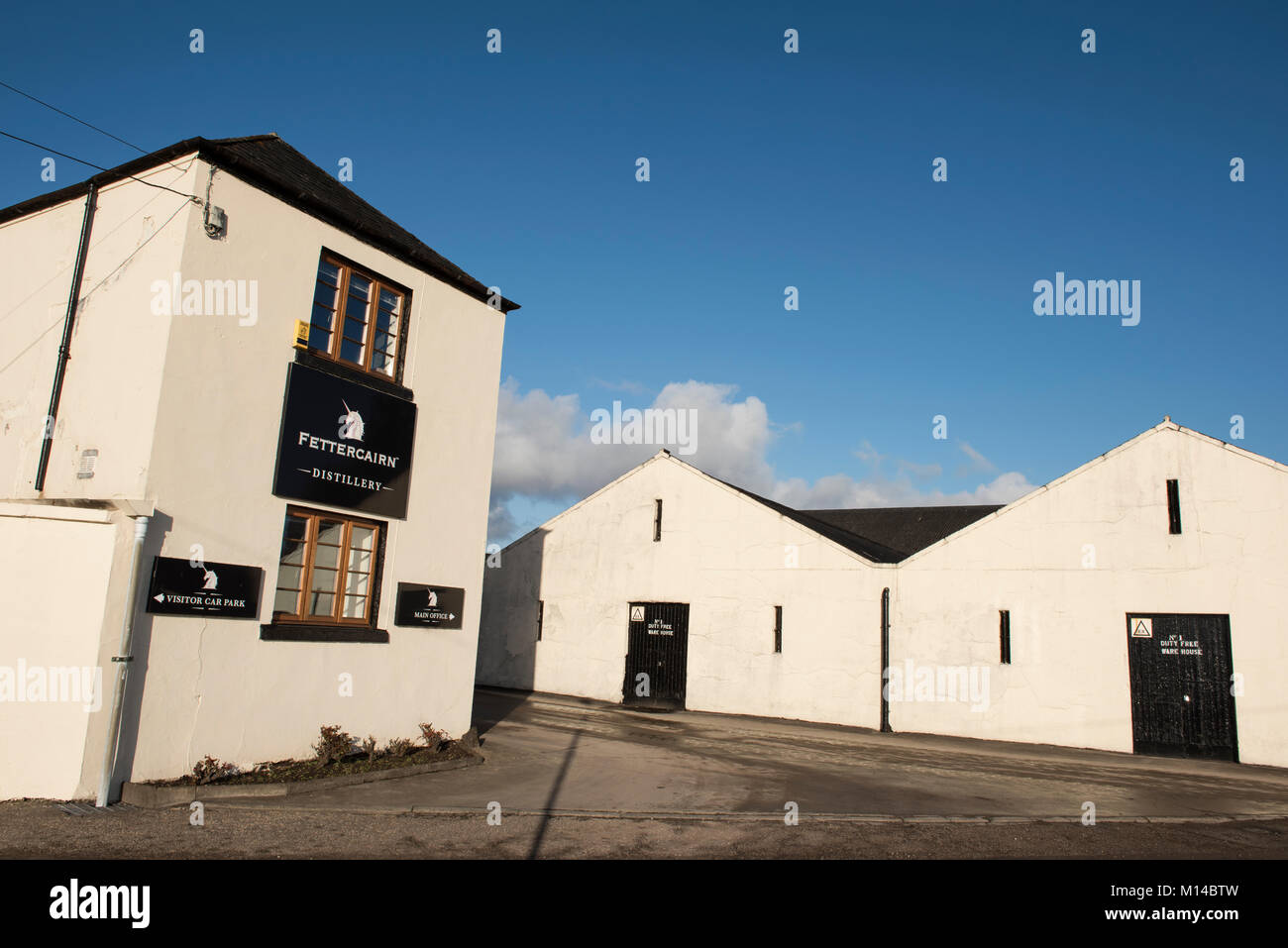 Fettercairn Distillery, Aberdeenshire Stock Photo