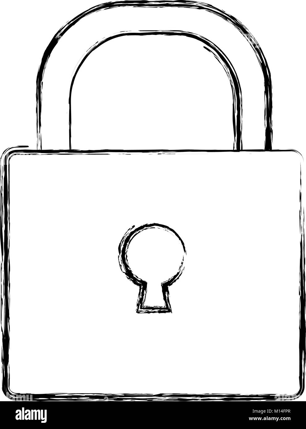 security padlock icon Stock Vector Image & Art - Alamy