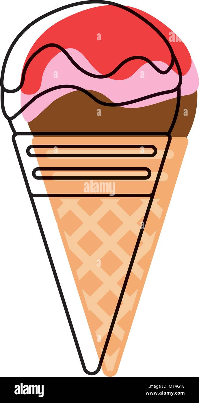 ice cream cone icon Stock Vector Image & Art - Alamy