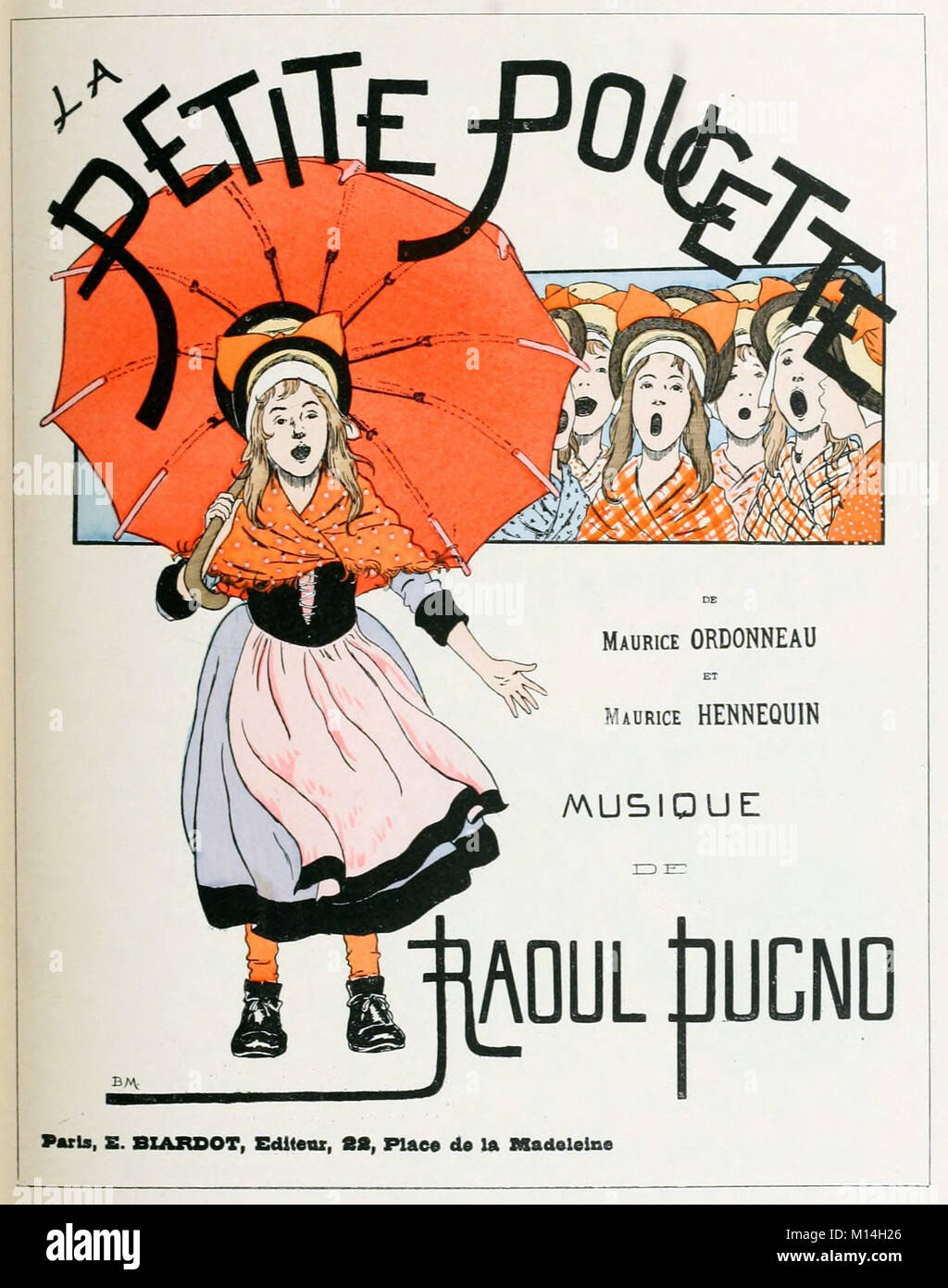 La Petite Poucette Belle Époque poster art Stock Photo Alamy