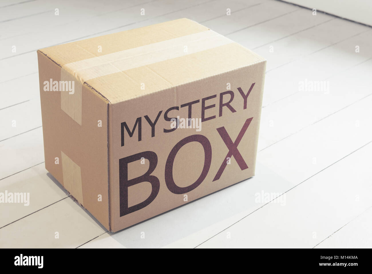 A mystery box. Stock Photo
