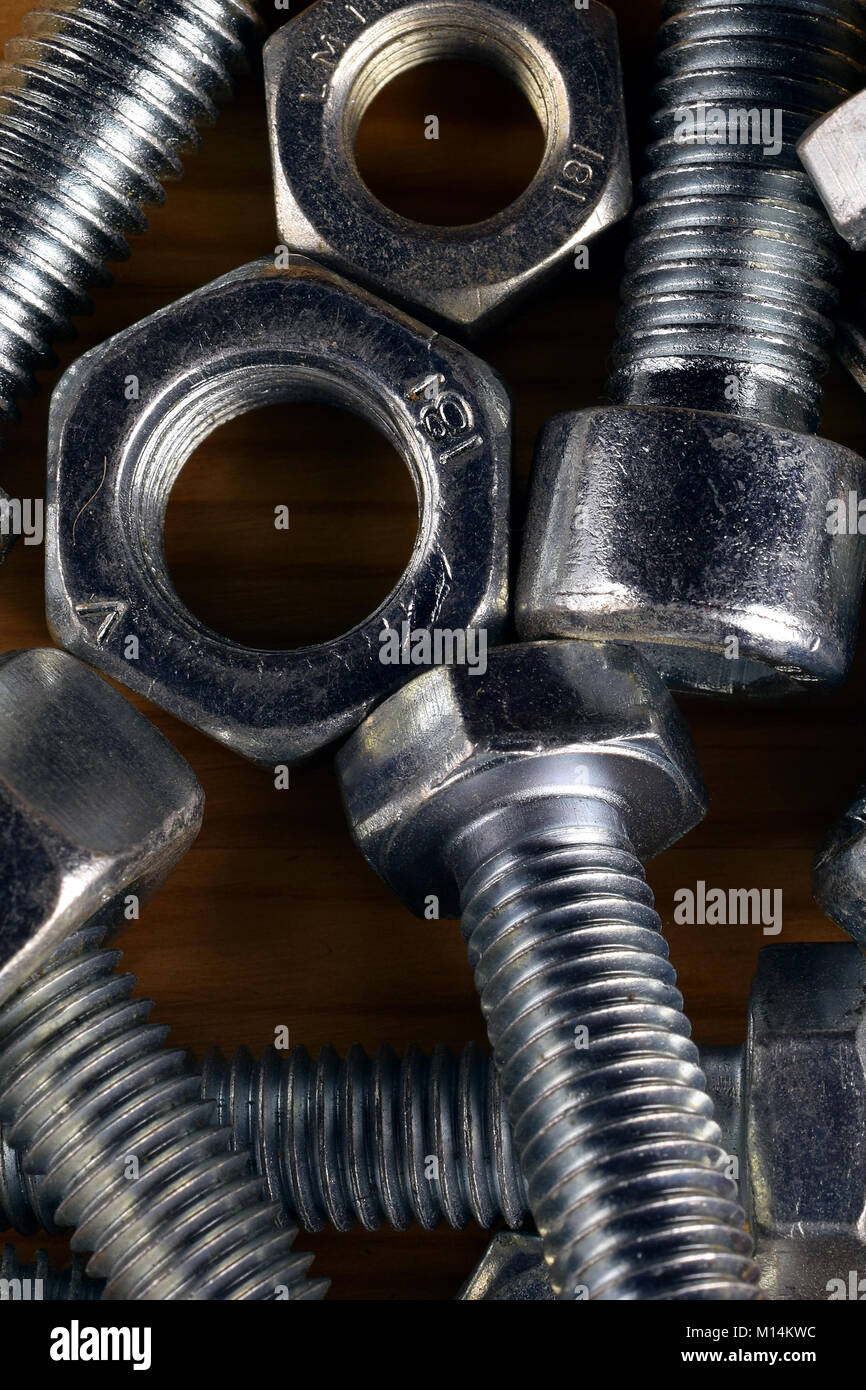 Nuts and bolts screw hires stock photography and images Alamy
