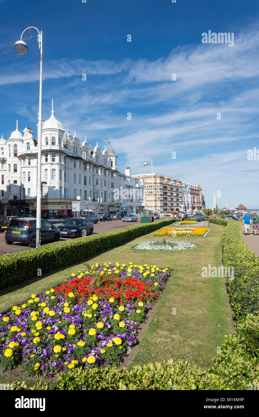 Promenade gardens, Marina, Bexhill-on-Sea, East Sussex, England, United Kingdom Stock Photo
